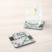 Dessous-de-verre Dominoes Tile Photo (Côté Droit)