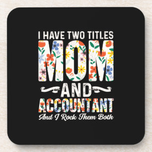 Dessous-de-verre Don comptable Maman Et Comptable