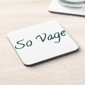 Dessous-de-verre donc vage (Côté gauche)