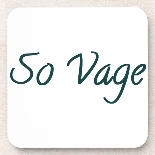 Dessous-de-verre donc vage (Devant)