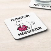 Dessous-de-verre Donjon Meowster Chat Drôle (Côté gauche)