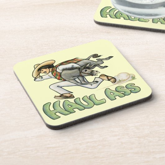 Dessous de verre Donkey (Côté gauche)