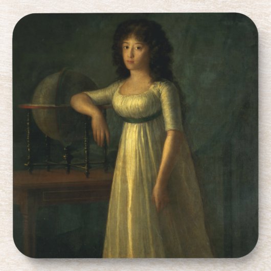 Dessous-de-verre Donna Joaquina Tellez-Giron, fille du duc (Devant)