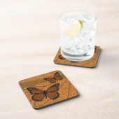 Dessous-de-verre Doodled Monarch Square Coaster (Côté Droit)