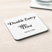 Dessous-de-verre Double Entry Diva (Côté gauche)