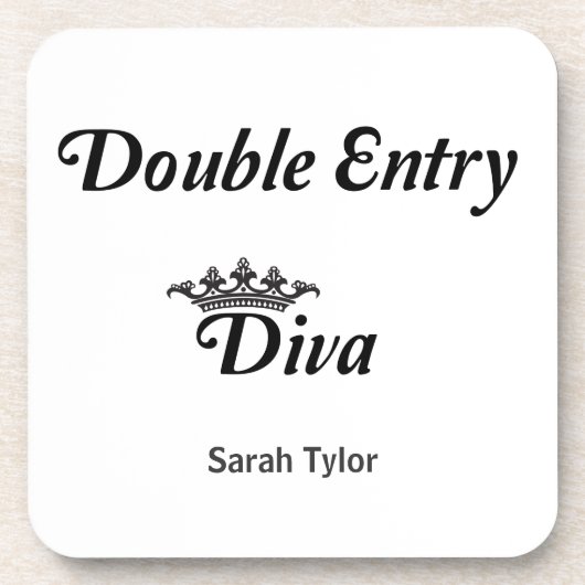 Dessous-de-verre Double Entry Diva (Devant)