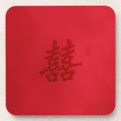 Dessous-de-verre Double Mariage du bonheur (Devant)