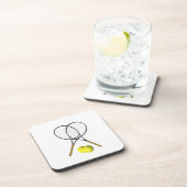 Dessous-de-verre Double Tennis Sport Thème (Côté Droit)