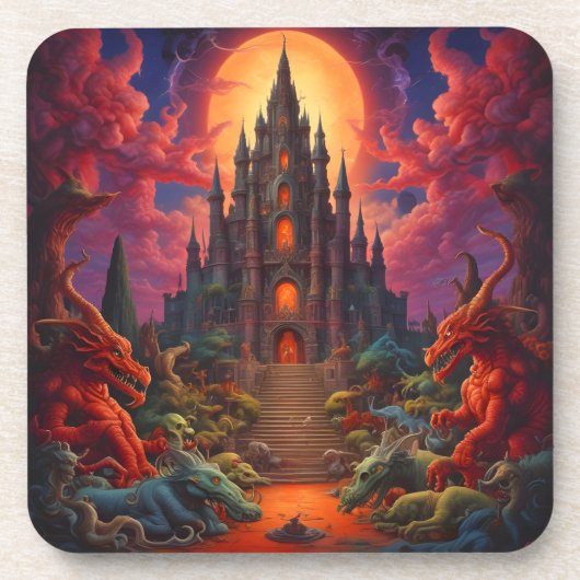 Dessous-de-verre Double Your Dragon Fantasy Final (Devant)