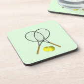 Dessous-de-verre Doubles de tennis Green (Côté gauche)