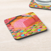 Dessous-de-verre Douceur aux couleurs vives (Côté gauche)