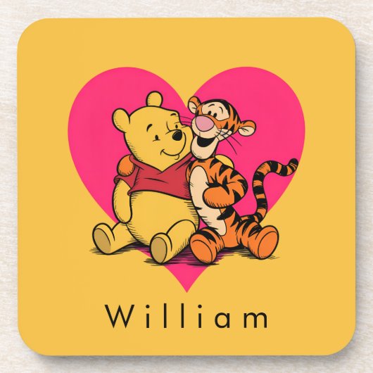 Dessous-de-verre Doux Winnie l'ourson et Tigger (Devant)