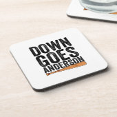 Dessous-de-verre DOWN GOLF ANDERSON FUNNY BASEBALL cadeau ANDERSON (Côté gauche)