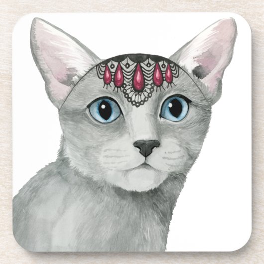 Dessous-de-verre Downton Cat | Bijoux (Devant)
