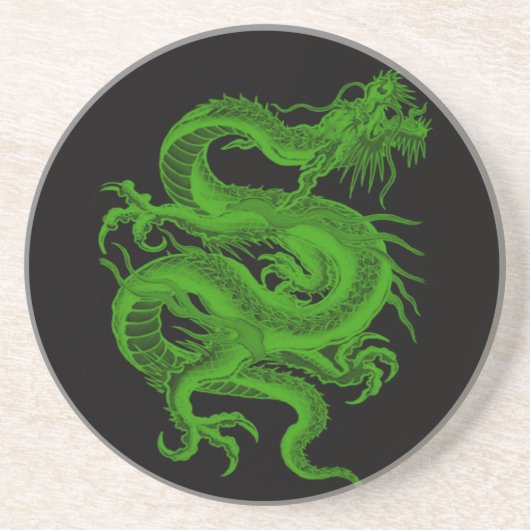 Dessous de verre Draco Dragon Vert (Devant)