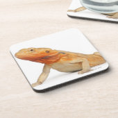 Dessous-de-verre Dragon barbu scaleless de SilkBacks - Pogona (Côté gauche)