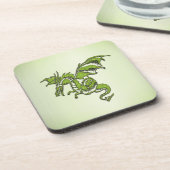 Dessous-de-verre Dragon de combat vert (Côté gauche)