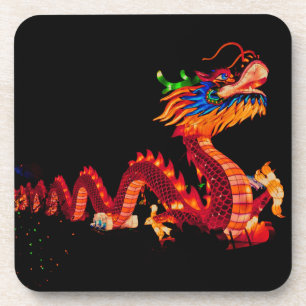 Dessous-de-verre Dragon de défilé chinois