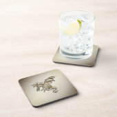 Dessous-de-verre Dragon doré (Côté Droit)