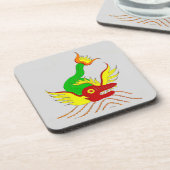 Dessous-de-verre dragon effrayant (Côté gauche)