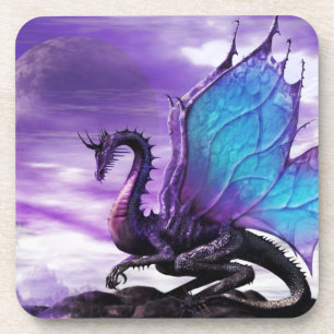 Dessous-de-verre Dragon violet