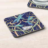 Dessous-de-verre Dragonflies Art Nouveau (Côté gauche)