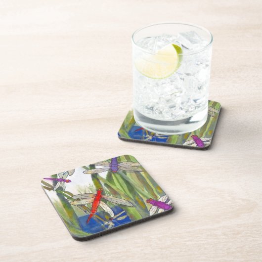 Dessous-de-verre Dragonflies été (Côté Droit)