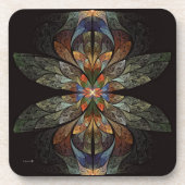 Dessous-de-verre Dragonfly Abstrait (Devant)