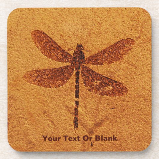 Dessous-de-verre Dragonfly fossile (Devant)