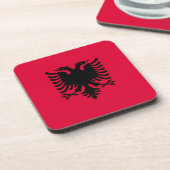Dessous-de-verre Drapeau albanais (Côté gauche)