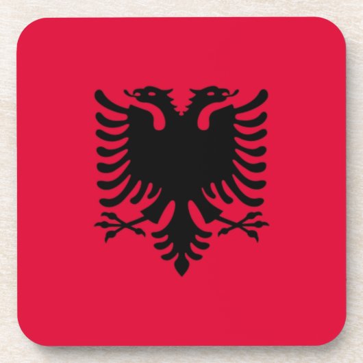 Dessous-de-verre Drapeau albanais (Devant)