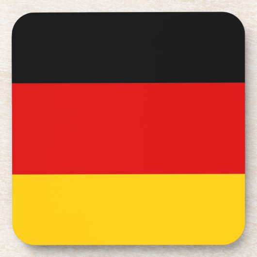 Dessous-de-verre Drapeau allemand (Devant)
