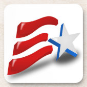 DESSOUS-DE-VERRE DRAPEAU AMÉRICAIN (Devant)