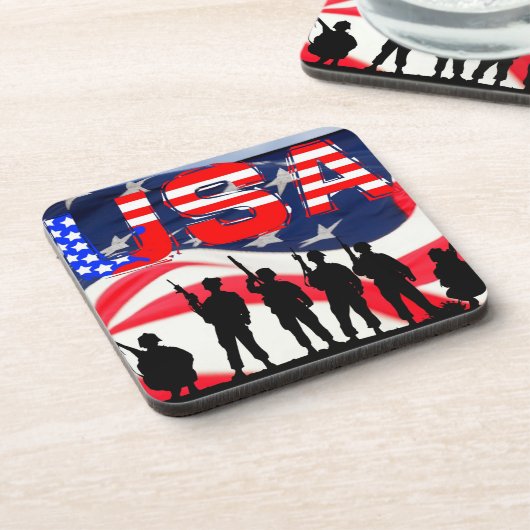 Dessous-de-verre Drapeau américain (Côté gauche)