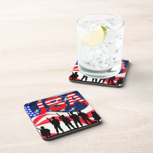 Dessous-de-verre Drapeau américain (Côté Droit)