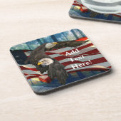 Dessous-de-verre Drapeau américain Bald Eagle (Côté gauche)