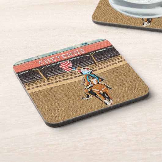 Dessous-de-verre Drapeau américain Cheyenne Rodeo 2 (Côté gauche)