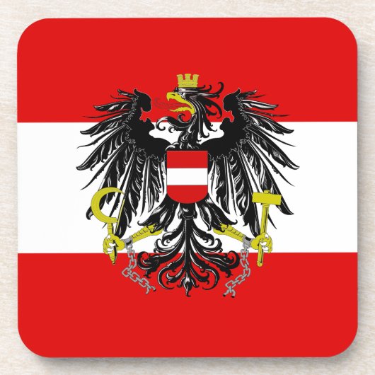 Dessous-de-verre Drapeau autrichien (Devant)