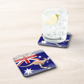 Dessous-de-verre Drapeau brillant australien (Côté Droit)