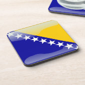 Dessous-de-verre Drapeau brillant bosnien (Côté gauche)