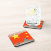 Dessous-de-verre Drapeau brillant chinois (Côté Droit)