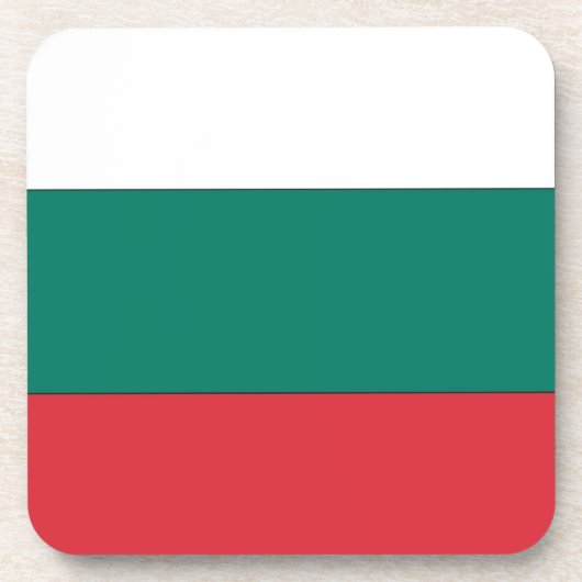 Dessous-de-verre Drapeau bulgare (Devant)