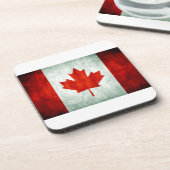 Dessous-de-verre Drapeau canadien en détresse (Côté gauche)