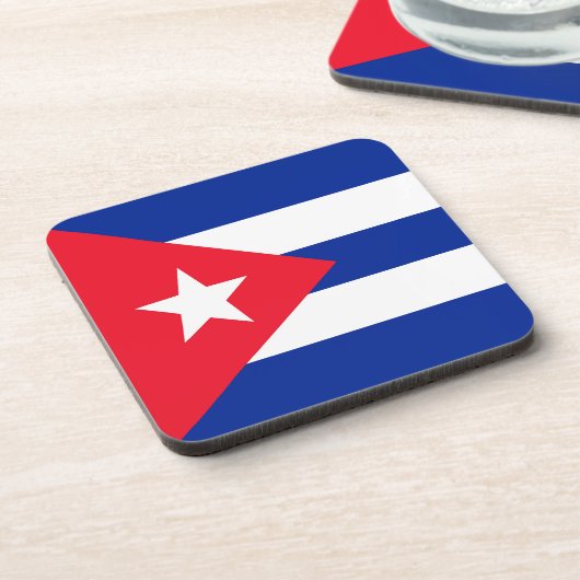 Dessous-de-verre Drapeau Cuba (Côté gauche)