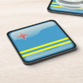 Dessous-de-verre Drapeau d'Aruba (Côté gauche)