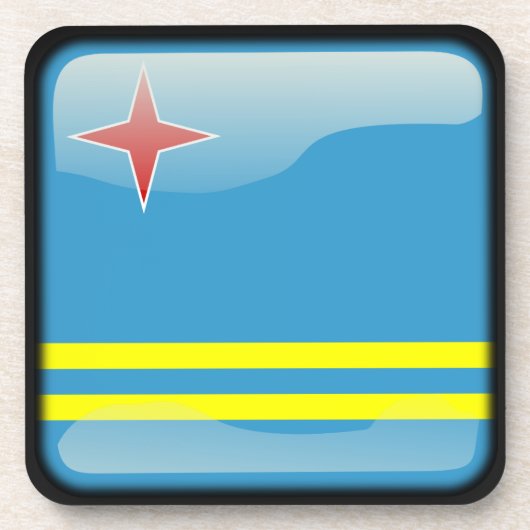 Dessous-de-verre Drapeau d'Aruba (Devant)