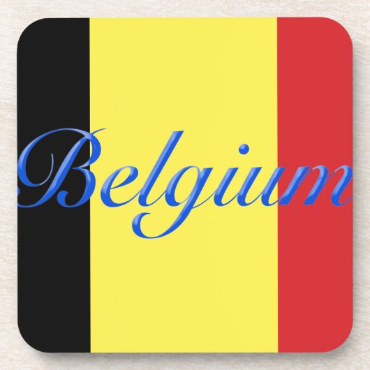 Dessous-de-verre Drapeau de Belgique (Devant)