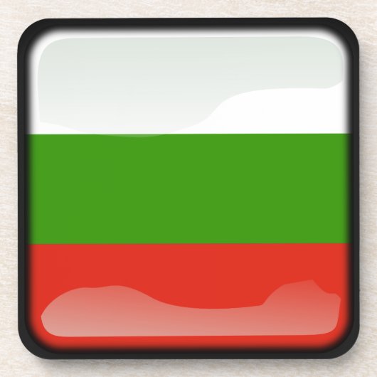 Dessous-de-verre Drapeau de Bulgarie (Devant)