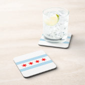 Dessous-de-verre Drapeau de Chicago (Côté Droit)