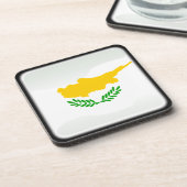 Dessous-de-verre Drapeau de Chypre (Côté gauche)